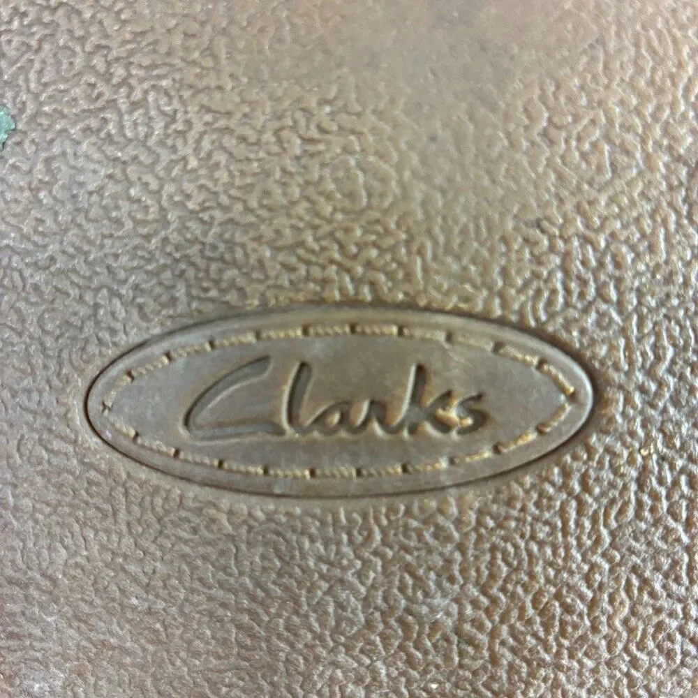 Clarks Bushacre 2 Chukka Leather Boots Men's UK 8.5 US 9.5 Brown Olive Green